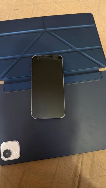 Apple iPhone: IPhone 13 Pro, Б/у, 128 ГБ, Голубой, Кабель, 80 % — 2