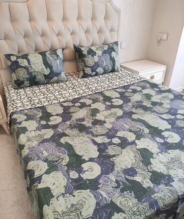 Комплекты постельного белья: Постельное бельё 100% хлопок, постельное бельё, наволочки, подушки — 10