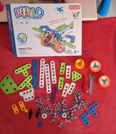 lidl kuhinjica za decu: Build play o plane za uzrast +5 sastavi avion bilo je 73 dela ima 70 u