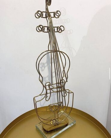 Свечи: Статуэтка Скрипка - 50см - золотистый HOMELAND KG МАГАЗИН ДЕКОРА