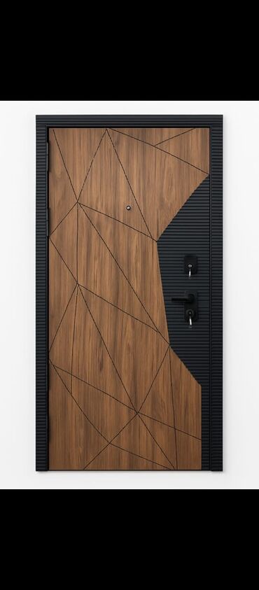 Giriş qapıları: Blok üçün Yeni Giriş qapısı 100x210 sm Çərçivə ilə, Zəmanətli, Ödənişli quraşdırma, Pulsuz çatdırılma — 27