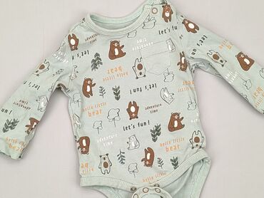 zielone body niemowlęce: Body, So cute, 3-6 m, 
stan - Bardzo dobry