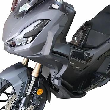 dekla motora: Par štitnika/deflektora za noge za skuter – bočni produžeci oplate - — 4