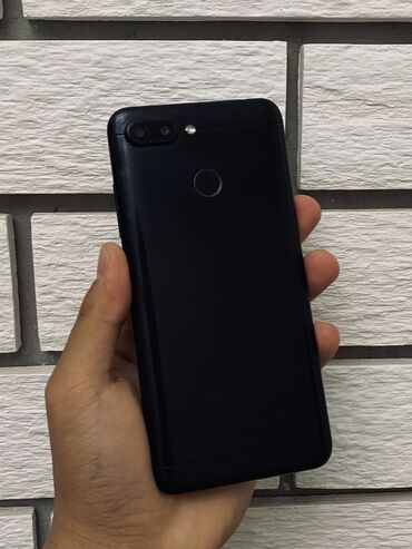 Xiaomi, Redmi 6, Б/у, 16 ГБ, цвет - Черный, 2 SIM