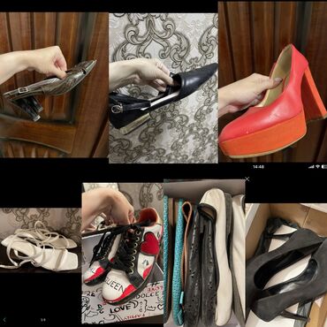 Сандалдар жана шлепкалар: Обувь женская 38-39,покупала в Италии и Дубаи, от 200 сом фото и