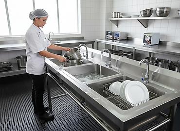 Кухонная мойка, Накладной способ установки, Квадратная форма, Материал: Металл, Размер: 145 x 60 см at lalafo.kg Кухонная мойка, Накладной способ установки, Квадратная форма, Материал: Металл, Размер: 145 x 60 см