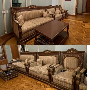 Divanlar: İşlənmiş, Klassik divan, 2 kreslo, 3 kreslo, Divan, Bazasız, Açılmayan