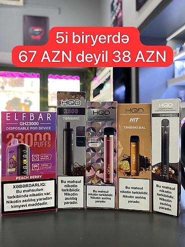 Qəlyan, vayp və aksesuarları: Diqqet !! Mağaza bağlanır!!! Vozol HQD Elfbar Mosmo Pura 🔥 Bütün -da lalafo.az — 2 Qəlyan, vayp və aksesuarları: Diqqet !! Mağaza bağlanır!!! Vozol HQD Elfbar Mosmo Pura 🔥 Bütün — 2