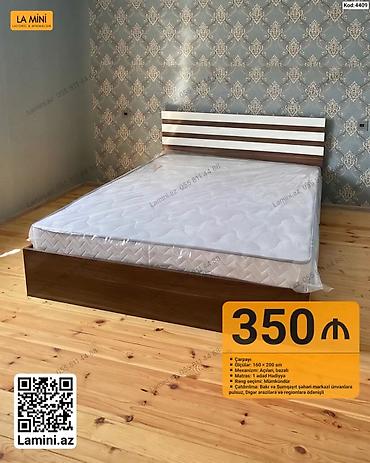 Məhsul: Çarpayı (Kod: 4409) - Ölçü: 160 × 200 sm - Mexanizm: Açılan lalafo.az -da Məhsul: Çarpayı (Kod: 4409) - Ölçü: 160 × 200 sm - Mexanizm: Açılan