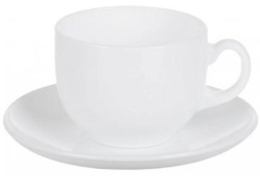soba servisi: Qəhvə dəsti, rəng - Ağ, Şüşə, 6 nəfərlik, Fransa — 2