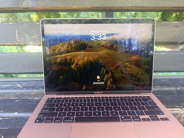 macbook air 2017: Ноутбук, Apple, 8 ГБ ОЗУ, Apple M1, 13.3 ", Б/у, Для работы, учебы, память SSD