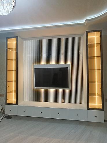 tv divar dizayn: Siyirməli, Polkalı, MDF, Zəmanətli, Kredit var — 7
