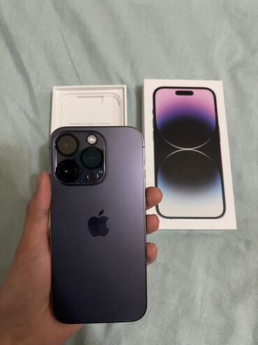 айфон 14 про 128 гб цена бишкек: IPhone 14 Pro, Колдонулган, 128 ГБ, Deep Purple, Каптама, Кабель, Куту, 92 %