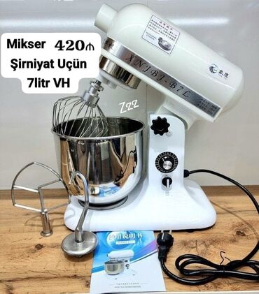 Professional ət çəkən maşınlar: 420₼ Yeni upakovka həm mikser həm də xəmir yoğuran 7l Unvan bakı 233r