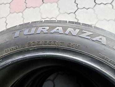 turan: Шины 205 / 55 / R 17, Лето, Б/у, Комплект, Легковые, Япония, Bridgestone — 2