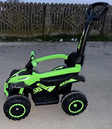 Guralice za bebe: Dečiji guralica–kvad sa ručkom za guranje - Sportski dizajn u — 3