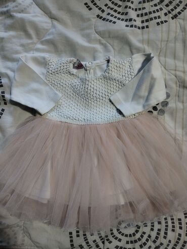 haljinice sa perjem: Bebessi, Mini, Dug rukav, 80