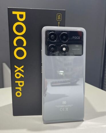 poco f2: Poco X6 Pro 5G, Б/у, 512 ГБ, цвет - Серый, 2 SIM