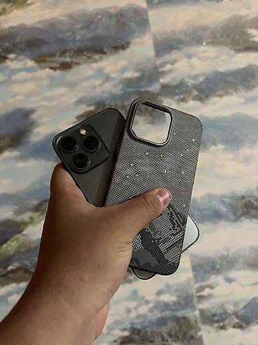 мини камера ош: IPhone 13 Pro, Б/у, 128 ГБ, Графит, Чехол — 2