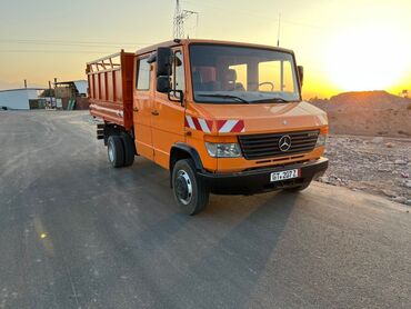 резина для газона: Жүк ташуучу унаа, Mercedes-Benz, Дубль, 5 т, Колдонулган