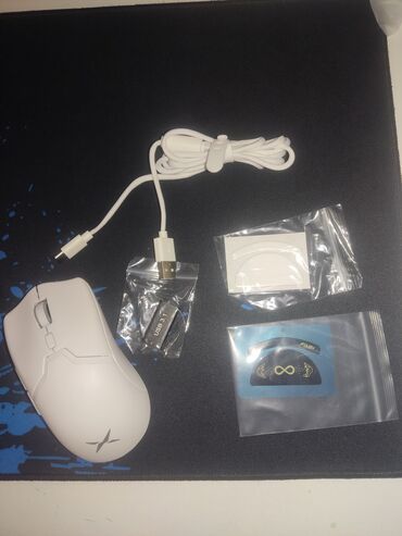компьютерные мыши upcase: Мышка delux m800pro с топовым сенсором paw3395 В комплекте: донгл