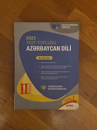 Digər aksesuarlar: Azərbaycan dili testi toplusu 2023 — 1