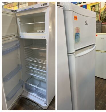 Soyuducular: İşlənmiş 2 qapılı Indesit Soyuducu Satılır, rəng - Ağ