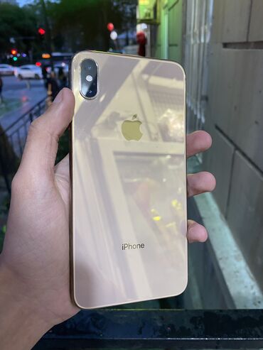 дубайский айфон 13 про макс: IPhone Xs Max, 64 ГБ, Matte Gold, Гарантия, Беспроводная зарядка, С документами