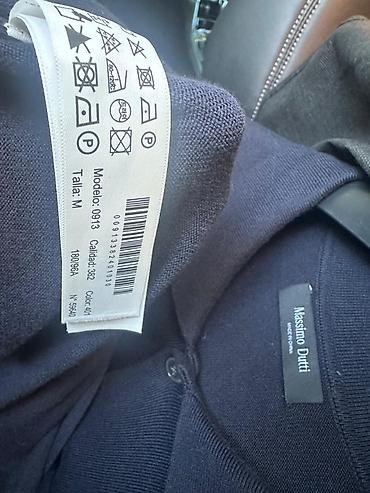 Kişi geyimləri: Polo köynək, Massimo Dutti, M, rəng - Göy — 1