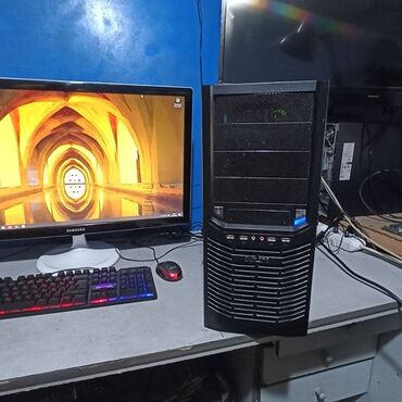 игровые компьтеры: Компьютер, ядер - 4, ОЗУ 16 ГБ, Игровой, Б/у, Intel Core i7, NVIDIA GeForce GTX 1660 Ti, SSD