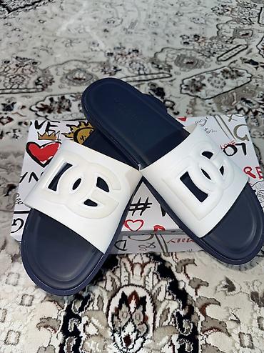 итал: Мужские сандалии, 43, Dolce & Gabbana, Новый, цвет - Синий, Бесплатная доставка — 1