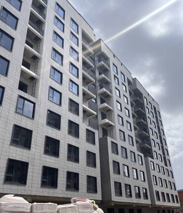 азат курулуш 6 мкр: 2 комнаты, 65 м², Элитка, 6 этаж, ПСО (под самоотделку)
