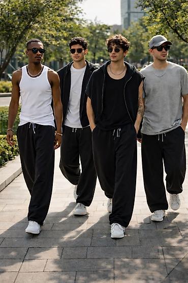 Брюки: Мужские брюки свободного кроя Silver Mode Relax Pro, светло‑серые — 7