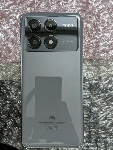 cubot телефон: Poco X6 Pro 5G, Колдонулган, 256 ГБ, түсү - Боз