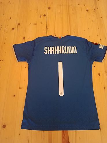 isma angel: Qarabağ FK Futbol Forması – Qapıçı, “SHAKHRUDIN” 1 - Rəng: tünd mavi — 1