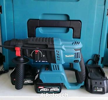 Makita akkumulyatorlu perforator dəsti - Güclü fırçasız SDS-Plus