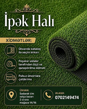 🍃 Yaşıllıq heç vaxt solmasın! Süni qazonlar – baxım dərdi YOX at lalafo.az — 1 🍃 Yaşıllıq heç vaxt solmasın! Süni qazonlar – baxım dərdi YOX — 1