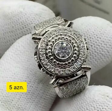 Üzüklər: YENİ, DƏBLİ, PASLANMAYAN materialdan hazırlanmış - ÜZÜKLƏR satılır — 19