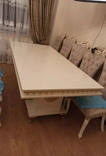 stul qiymətləri: Qonaq masası, Yeni, Açılmayan, Dördbucaq masa, Türkiyə