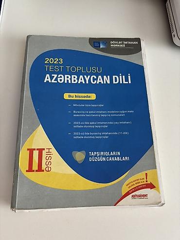 real madrid: Azərbaycan dili Testlər 11-ci sinif, DİM, 2-ci hissə, 2023 il — 1