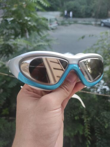 Очки для плавания с затемнением + чехол, профессиональные, очки для