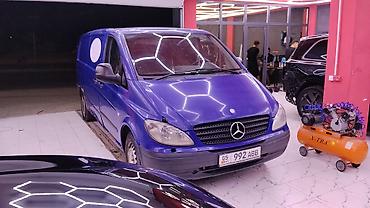 мерседес вита: Mercedes-Benz Vito фургон (синий), длинная база, 2-створчатые задние — 2