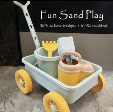 5 лет: Игрушка тележка для пески и не только. Возраст от 2 до 5 лет качество