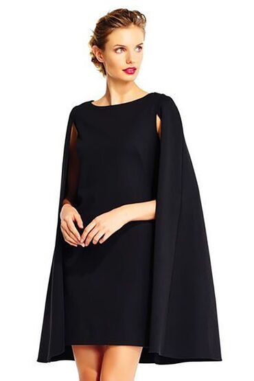 черные платья: Вечернее платье, Средняя модель, С рукавами, S (EU 36), M (EU 38)