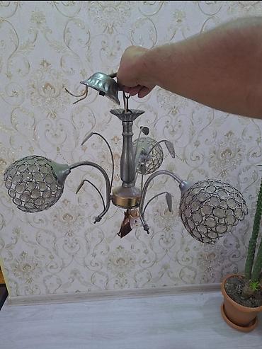 lüst: Çılçıraq, 3 lampa, Metal — 1