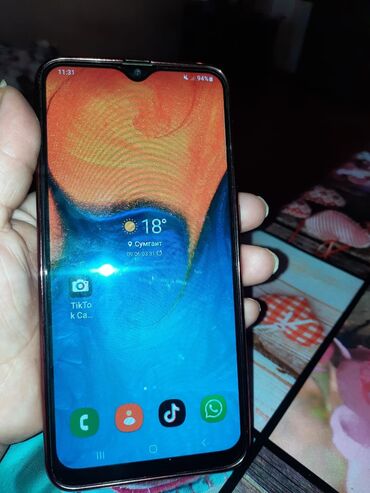 телефон флай фс 408: Samsung Galaxy A30, 32 ГБ, цвет - Красный, Кнопочный, Отпечаток пальца