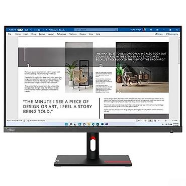 Elektronika: Lenovo ThinkVision S27i-30 27" Full HD 100Hz Monitor 63DFKAT4EU Bütün — 1