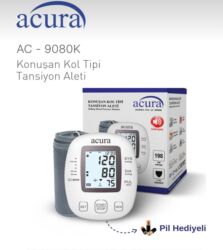 Qamət korrektorları: Acura AC-9080K – danışan qol tipli təzyiq ölçən - Danışma funksiyası