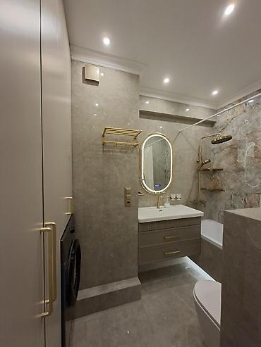 real sight: Студия, 61 м², Асанбай мкр Элитка, 12 этаж, Дизайнерский ремонт — 6