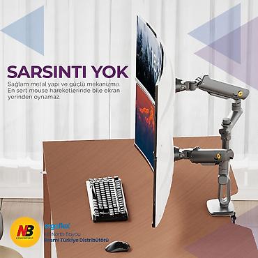 monitor arm: Monitor ARM NB Ergonomic D9C Gaming / Dual – böyük, geniş (Ultrawide) — 8